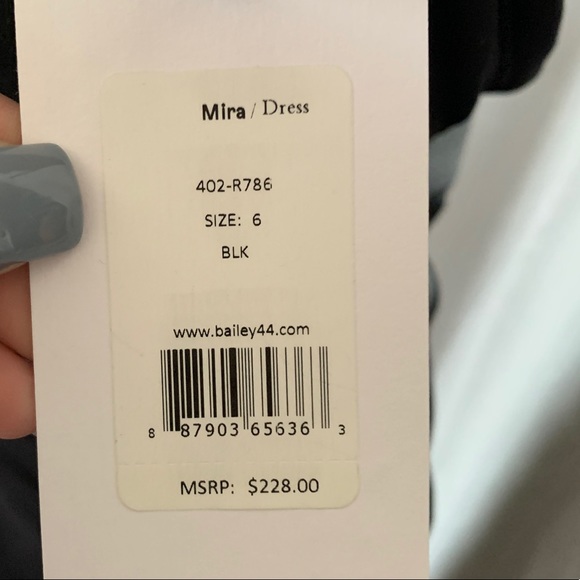 BAILEY 44 Black Mira Dress - Picture 4 of 4
